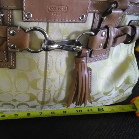 Gently used Coach handbag with wallet. - Picture 3 of 9
